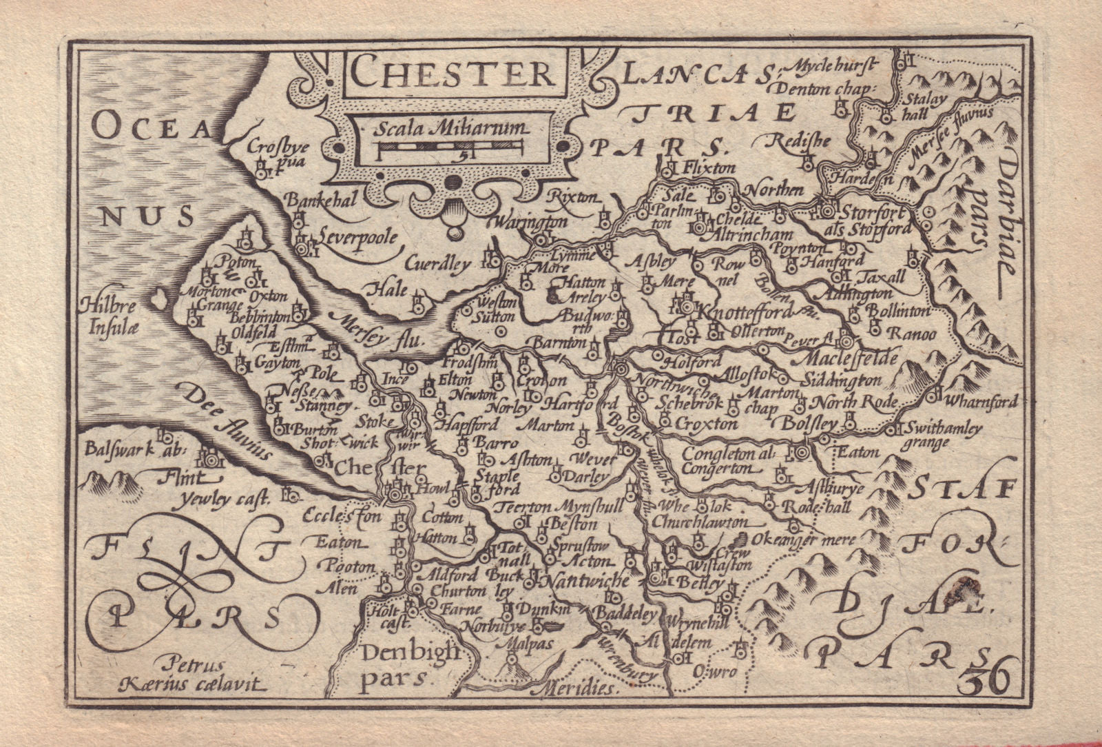 Chester by van den Keere.